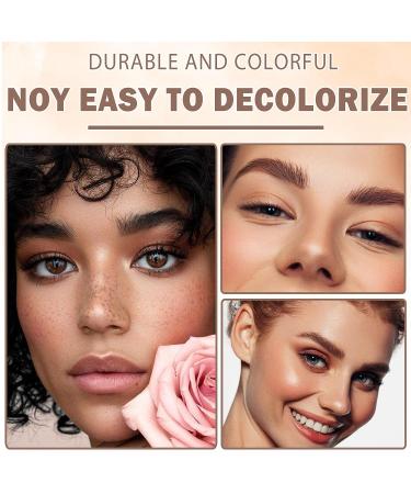 Waterproof Three-Color Eyebrow Powder Palette for Natural Brow Shape - Brown/Light Brown/Skin Tone - Buy Online on GoSupps.com