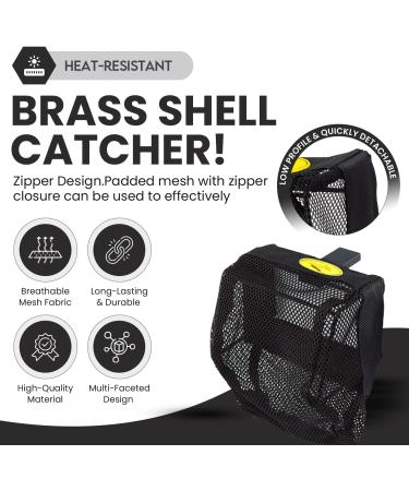 NOVA Brass Catcher with Picatinny Rail Mount and Heat Resistant Mesh - Shell Catcher for Reloaders - Buy Online on GoSupps.com