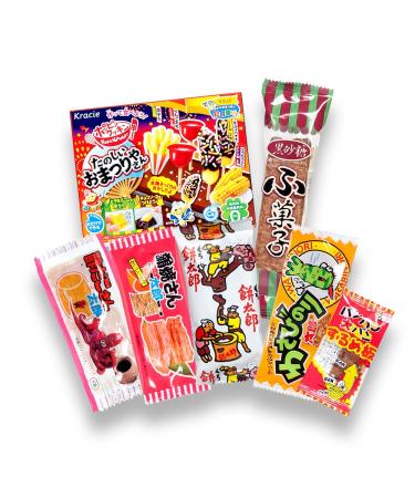 Buy Japanese Dagashi Snack Box | Air Chocolate Pocky & Akiba King Sticker | International Shipping - Buy Online on GoSupps.com