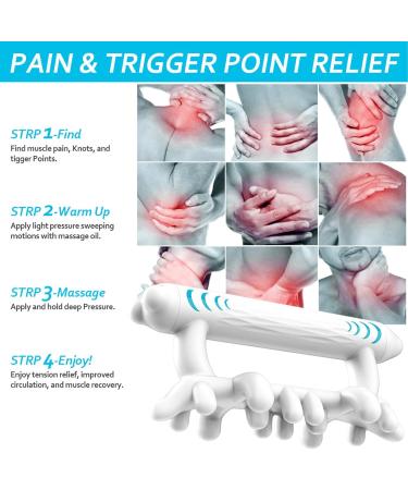 Manual Fascia Blaster for Pain Relief & Improved Blood Circulation - Cellulite Massager & Gua Sha Tool for Neck Legs & Full Body - Buy Online on GoSupps.com