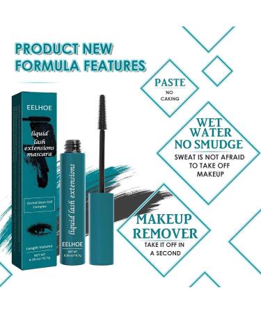 Silk Fiber Lash Mascara Lengthening Eyelashes Extension Waterproof Long Lasting Eyelash Curling Eye Makeup Cosmetic 10.7g - Buy Online on GoSupps.com