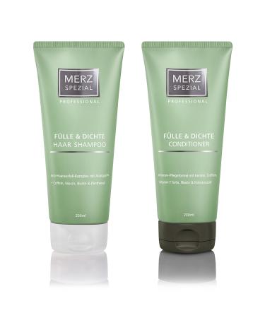Merz Consumer Care Merz Spezial Professional Set hair shampoo and conditioner for more hair growth and less hair breakage with keratin and caffeine