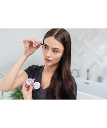 Delia Cosmetics - EYEBROW EXPERT - Eyebrow Styling Soap - Care and Hydration - Any Eyebrow Color - Transparent Effect - Ginseng Extract - Set - 10 ml - Buy Online on GoSupps.com