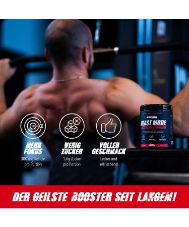 Pre Workout Booster by Beast Level Performance | High Caffeine Pump Booster Powder with Beta-Alanine & Citrulline Malate - Buy Online on GoSupps.com