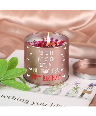 Prstenly Birthday Gift for Women - Unique Metal Candle for Girlfriend Mom Sister & Best Friend - Buy Online on GoSupps.com