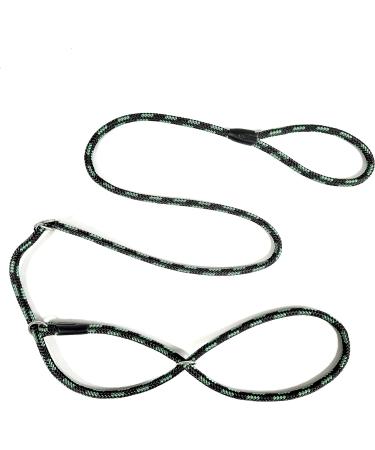 No More Pulling! Anti-Pull Field Figure 8 Halter - One Size Fits All, Super Soft Braided Nylon - Green-Black - Buy Online on GoSupps.com