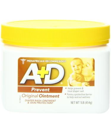A&D Original Diaper Rash and All-Purpose Skincare Formula Ointment 1 LB