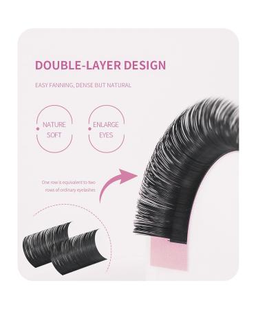 Buy 0.03 C Curl Eyelash Extensions - 8-15 Mixed Tray Volume Lashes for Professionals | Self Fanning 2D-10D by MASSCAKU - International Shipping - Buy Online on GoSupps.com
