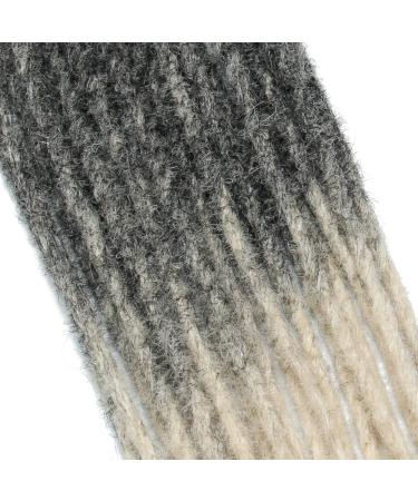 Buy 20 Inch Double Ended Synthetic Dreadlock Extensions - 10 Strand Crochet Hair in MT1B/613 | Soft Hip-Hop Style Dreads for a Stunning Look - Buy Online on GoSupps.com