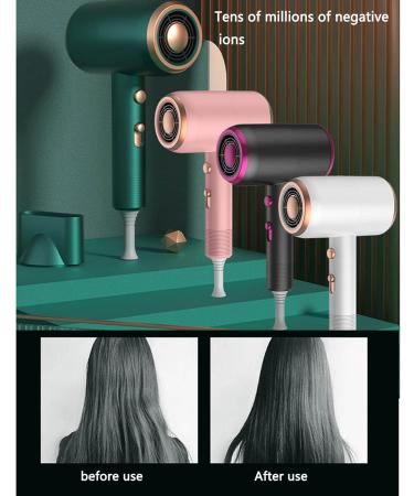Hair Dryer Hairdryer Hairdryers for Women Travel Blow Dryer Hair Dryers Lightweight Blue Light Negative Ion Constant Temperature Hair Care High Power Household Gift (27X13.5X8.5CM grey) 27X13.5X8.5CM grey - Buy Online on GoSupps.com