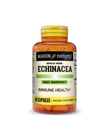 Mason Natural Whole Herb Echinacea 60 Capsules