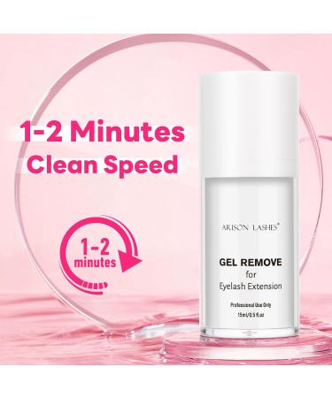 Eyelash Extension Remover - Gentle & Safe Gel Makeup Remover for Lash Extensions | 15ml - Buy Online on GoSupps.com