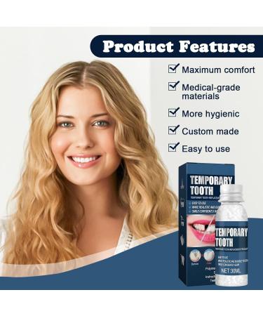 LINXINS Tooth Filling Repair Kit Temporary Tooth Filling Dental Repair Kit Teeth Filling Repair Kit Permanent with 4 Dental Tools Moldable False Teeth Repair Broken Teeth - Buy Online on GoSupps.com