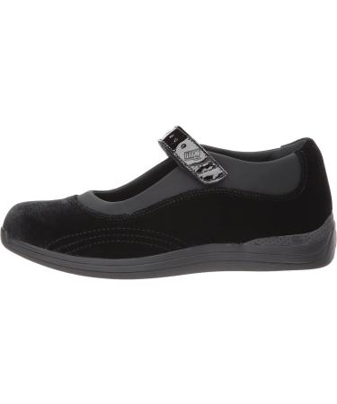 Drew Rose Women's Cushioned Mary Jane Shoes - 9 Wide Black Velvet | Comfortable & Stylish International Shipping - Buy Online on GoSupps.com
