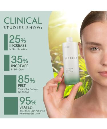 Buy SEACRET Bio Skin Glow Milky Essence | Third-Generation Face Toner 4.00 Fl Oz - International Shipping Available - Buy Online on GoSupps.com