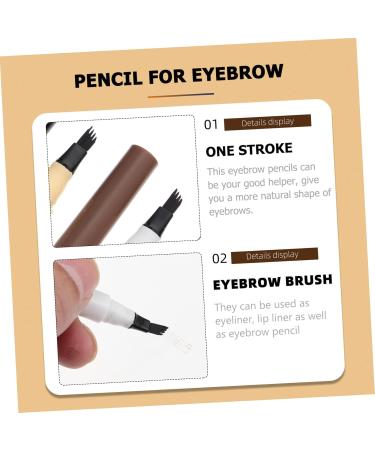 Angoily 28 Pcs Four Forked Eyebrow Pencil No Smudge Eyeliner Miss - Buy Online on GoSupps.com