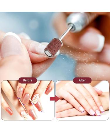 210PCS Nail Drill Sanding Bands with Bit 80/120/180 Grit | Nail Art Sanding Bands in 3 Colors | Manicure and Pedicure Tool Set - Buy Online on GoSupps.com