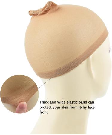 Yamel Nude Stocking Wig Caps - 4 Pack Stretchy Nylon Caps for Women - Buy Online on GoSupps.com