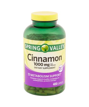 Spring Valley Cinnamon 1000 Mg 400 Capsules