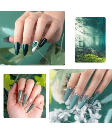 Beetles Blue Green Gel Nail Polish Set - 6 Colors Kit for DIY Home Manicure - Misty Gray, Dark Green, Baby Blue Soak Off Gel Polish - Halloween Nails - LED Nail Lamp Included - Perfect Gift for Women - Buy Online on GoSupps.com