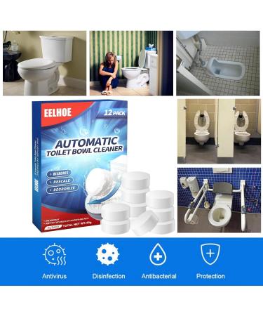 12PCS Toilet Cleaner Toilet Bowl Cleaner Toilet Descaler Heavy Duty Toilet Limescale Remover Toilet Cleaning Active Tablets Toilet Cleaner and Descaler Deep Cleaning Toilet Fresheners Toilet Tablets - Buy Online on GoSupps.com