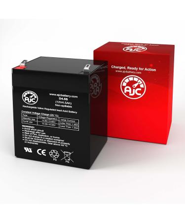 AJC 12V 4.5Ah Sealed Lead Acid Battery Compatible with CSB GP1245F2 - International Shipping Available - Buy Online on GoSupps.com