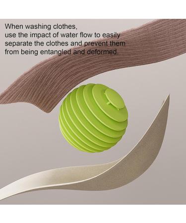 MONEY MONEY Reusable Dryer Balls - Anti-Winding Laundry Dryer Balls - Softener Ball TPR Reusable Laundry Balls Quick Drying Cleaning Soft Washing Balls Green - Buy Online on GoSupps.com