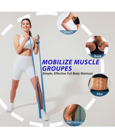 Premium Resistance Bands Set for Workout & Physical Therapy | 3 Exercise Bands for Pilates Stretching Strength Training & Yoga - 1.5M/4.9ft - Buy Online on GoSupps.com