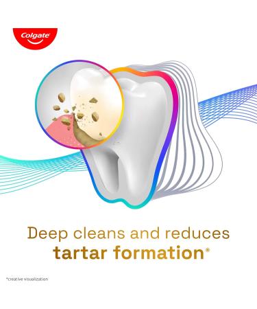 Colgate Total Anti-Tartar Toothpaste | Anti-Germ Tooth Paste | Colgate Paste Toothpaste with 1.5X Better Tartar Reduction (150gm) - Buy Online on GoSupps.com