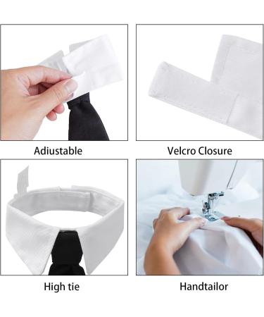 Molain 2 Pcs Pet Cat Dog Bow Tie Cat Collar Bow Tie Adjustable Bowtie for Puppy Party Formal Neck Ties for Dogs & Cats Dog Necktie Costumes for Dogs 30cm/11.8in Black+Blue Stripe Dog Collar Bow Tie 2 Colors Pet Bow Ties - Buy Online on GoSupps.com