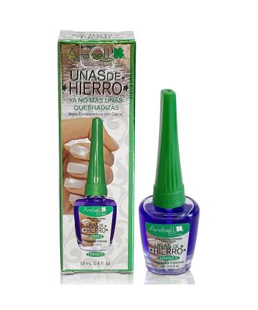 Arobell Iron Nail Hardener, No more brittle nails, for Unisex, 0.4 Ounce