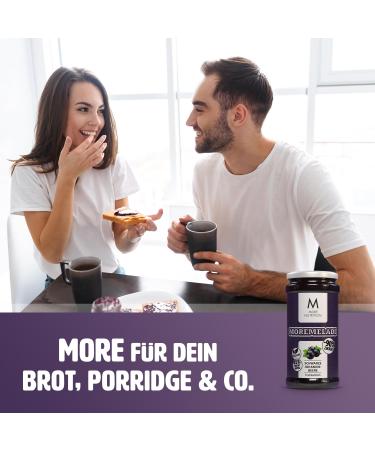 Buy MORE NUTRITION Moremelade Blackcurrant 4 x 240g - Light Fruit Spread | International Shipping - Buy Online on GoSupps.com