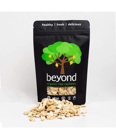 Organic Raw Cashew Halves 1lb - Non-GMO Fairtrade Vegan MYLK Grade - Buy Online on GoSupps.com