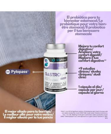 Gastrolyra Pylopass with calcium zinc and biotin - supplement to support gastrointestinal well-being - 30 capsules - Buy Online on GoSupps.com