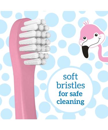 Dr. Brown's Pink Flamingo Toddler Toothbrush - Gentle and Fun Dental Care - Buy Online on GoSupps.com