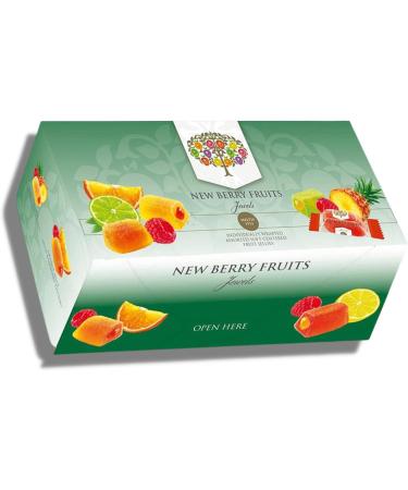 Jelly Fruits Pack of 4 Newberry Fruits Jewels Soft Centred Fruit Jelly Induvidually Wrapped Bundled by The Great British Kitchen - Buy Online on GoSupps.com