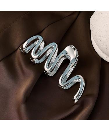 Ypkia 4 Pcs Large Hair Claw Clips - Strong Hold Metal Jaw Clips for Thick Hair | Women & Girls - Buy Online on GoSupps.com