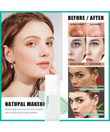 Pore Minimizer Green Colour Corrector Primer for Mature Skin - Reduce Redness & Smooth Tone | Natural Makeup Base for Poreless, Oil-Controlled Foundation - Buy Online on GoSupps.com