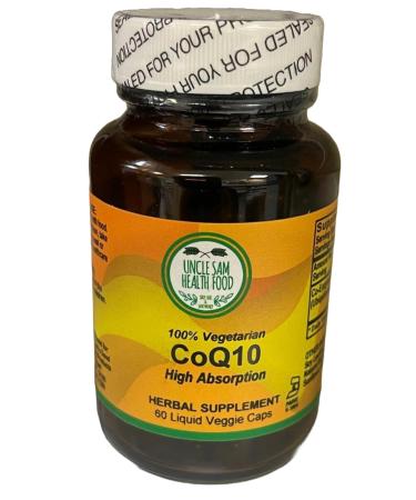 Uncle Sam s Premium CoQ10 100mg Advanced Heart Health Formula 60 Softgels for Enhanced Energy & Vitality