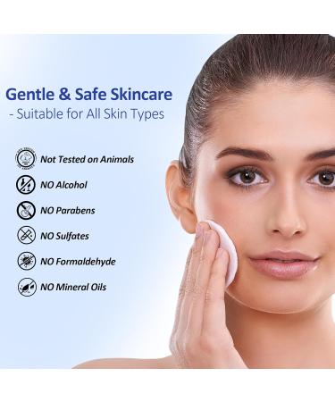 Hicream Glycolic Acid Exfoliating Pads Dual-Textured Facial Toner for Pore Care & Skin Radiance Deep Cleansing Peel with Niacinamide Salicylic Acid & Vitamins E B3 B5 (50 Pads) - Buy Online on GoSupps.com