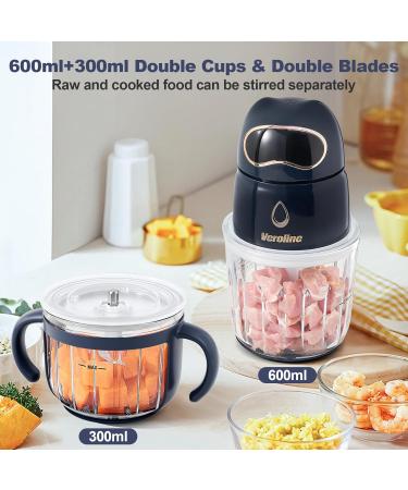 Veroline 13-in-1 Baby Food Maker Set with 2 Glass Bowls - Baby Food Processor Blender for Purees and Baby Food Storage Containers - Buy Online on GoSupps.com
