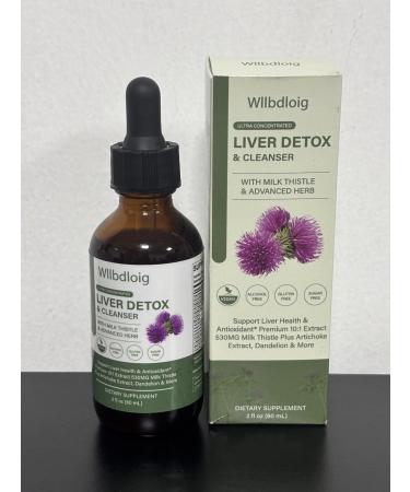 Milk Thistle Liquid Drops - Liver Cleanse Detox - Silymarin Milk Thistle Supplement for Liver Support - Silybum Marianum Seed Extract Tincture 4 Fl Oz (Pack of 1)