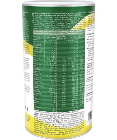 YOKEBE Vanilla Diet Drink - Gluten-Free Lactose-Free Vegetarian Protein for Weight Loss - 500g (12 Portions) - Buy Online on GoSupps.com