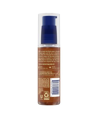 Vaseline Illuminate Me Body Oil - Shimmering Bronzer for Melanin-Rich Skin | Radiant Hydrating Shimmer Oil (3.3 Oz Pack of 2) - International Shipping Available - Buy Online on GoSupps.com