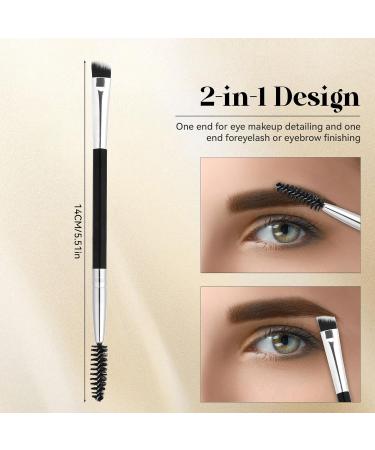 Giantree 6-Piece Eyelash Brush Set | 2-in-1 Eyebrow Brush & Eyelash Comb | Double-Head Eyelash Separator & Definer for Flawless Eye Makeup - Buy Online on GoSupps.com
