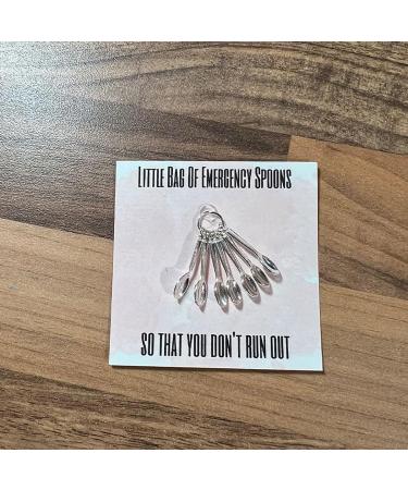 Little Bag of Emergency Spoons Empowering Tools for Emotional Health Management - Ultimate Self-Care Toolkit for Health Challenges Spoons Gift | Stay Strong | Spoon Theory (1PC) - Buy Online on GoSupps.com
