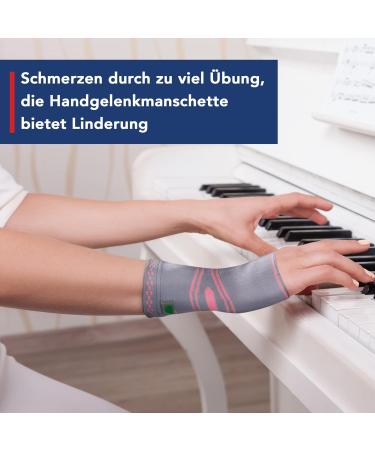 Dr. Arthritis Wrist Bandages & Support Gel Cushion for Carpal Tunnel RSI Hand Pain Relief | Large Pink & Gray Options - Buy Online on GoSupps.com