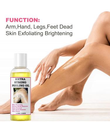  MagiSel Body Peeling Oil Exfoliating Oil 110ml Scrub for Dark Spots Whiten & Soften Callus Removal Brightening Skin Tone - Buy Online on GoSupps.com