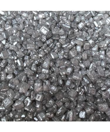 A Pinch Of... Glimmer Sugar Silver - Mini Pouch - 30g. This beautiful glimmer sugar is versatile and ideal for all of your cakes & bakes. Just enough for a single bake. (Glimmer Sugar Silver)
