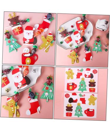 Alipis 156 Pcs Candy Wrapper Cards Holiday Lollipop Sticks Candy Gift Package Reindeer Lollipop Holder Christmas Lollipop Cards Lollipop Paper Cards Cute Holiday Items 300g Coated Paper As Shownx2pcs 25.4X19.4CMx2pcs - Buy Online on GoSupps.com